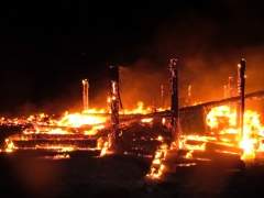 Пожары в Омской области