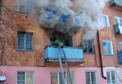 Омский пожар по улице 12 Декабря