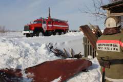 Пожары в Омской области