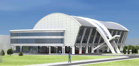 Проект Центра художественной гимнастики в Омске