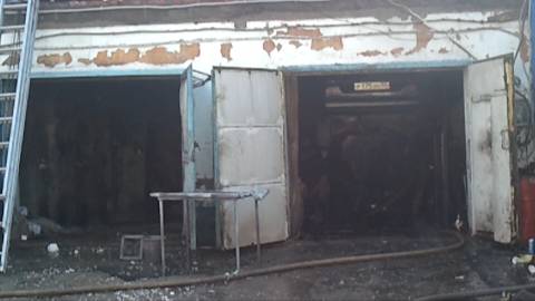Пожар в Совестком округе Омска