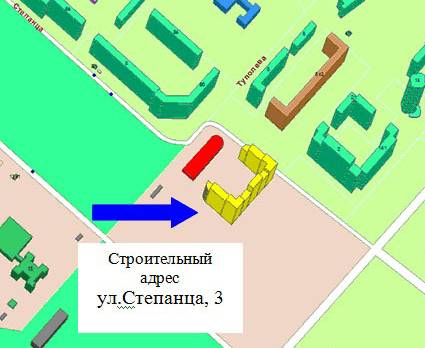 Карта местоположения дома (С) ДубльГис