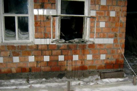 Пожар в деревне Инсарка Омской области 26.01.2012 Пожар в деревне Инсарка Омской области 26.01.2012
