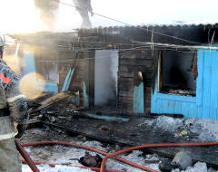Пожар в селе Усть-Ишим 1.02.2012 Пожар в селе Усть-Ишим 1.02.2012