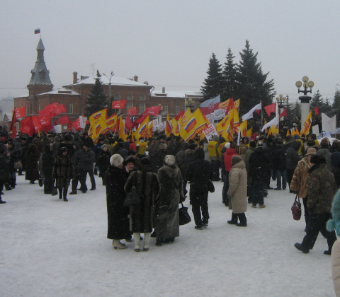 Митинг в Омске 4.02.2012 Митинг в Омске 4.02.2012