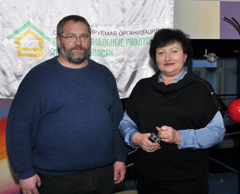 Алексей Вераховский и Нина Карпенко. Турнир по боулингу среди риэлторов