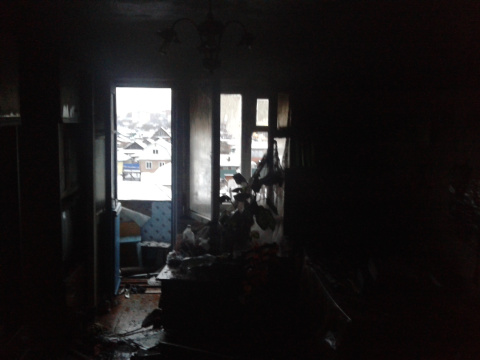 Пожар в доме по 27-й Северной в Омске Пожар в доме по 27-й Северной в Омске