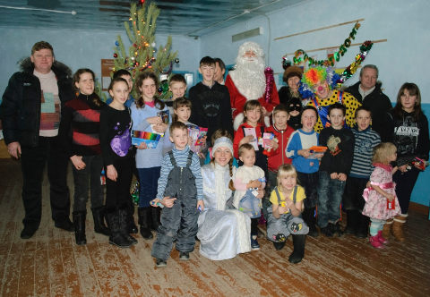Новогодний праздник в селе Ребровка Омского района Новогодний праздник в селе Ребровка Омского района