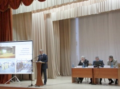 На совещании